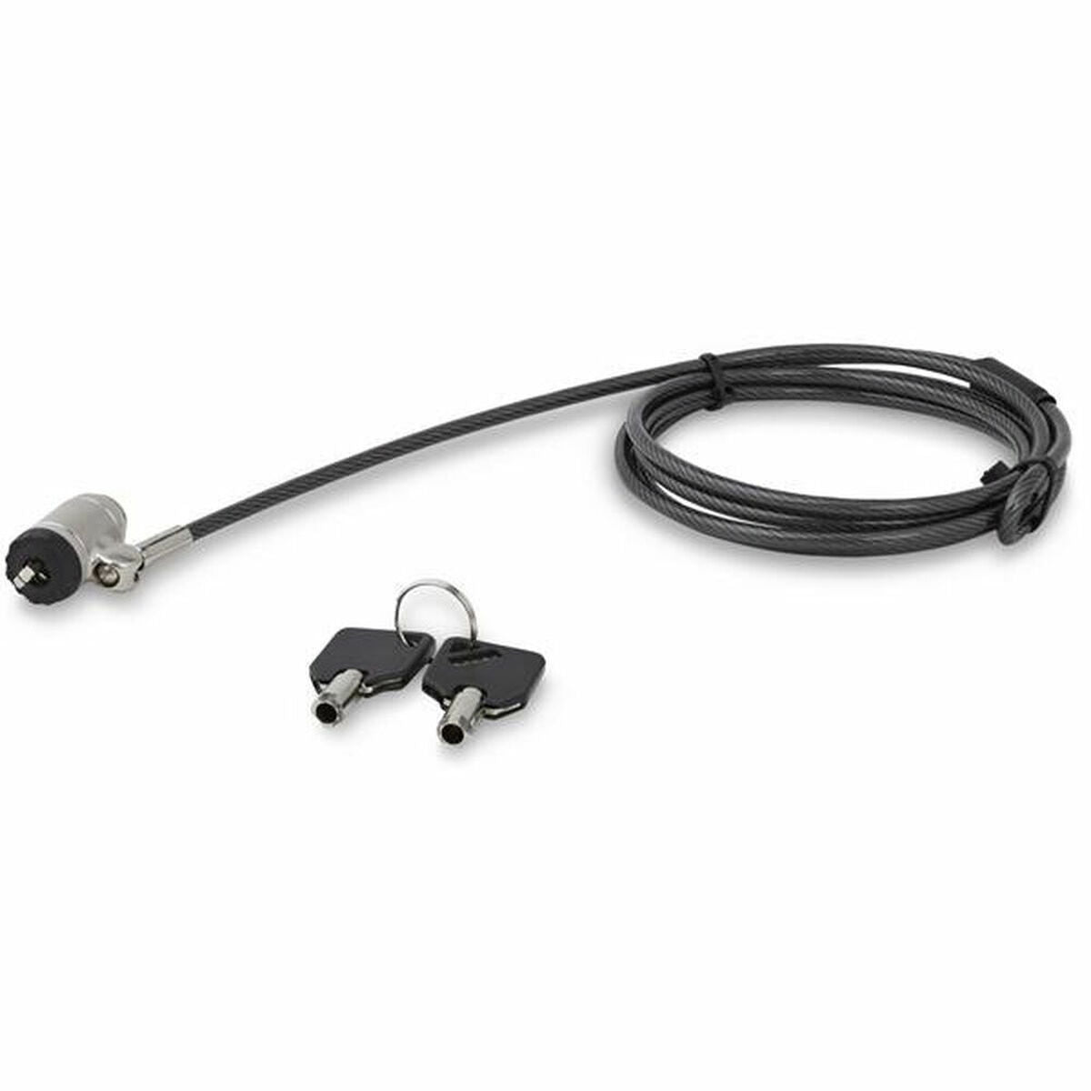 Cable Lock - Keyed - Push-to-Lock Button