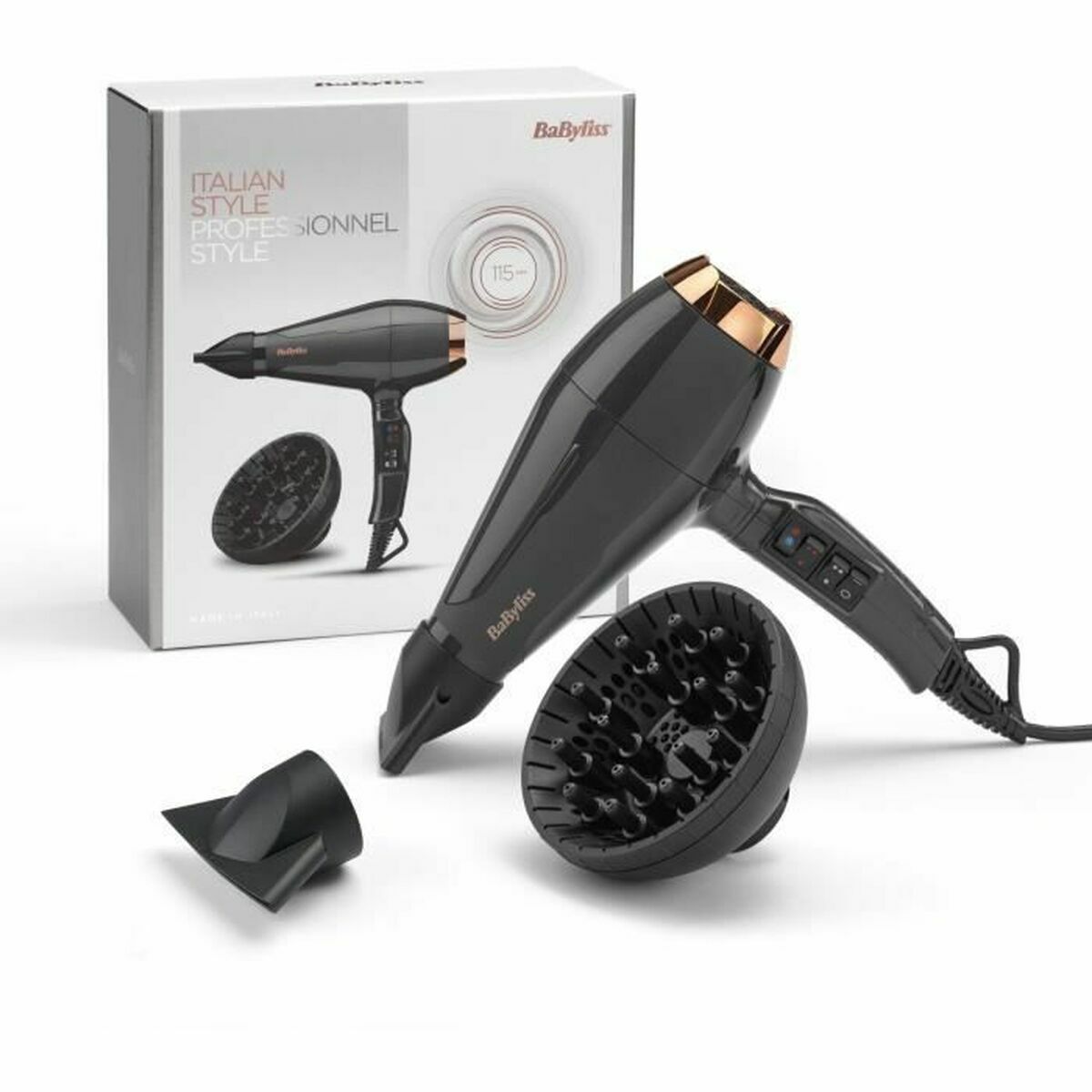 BaByliss 6719DE Ionic-Haartrockner Italian Air Pro 2200 2200 W
