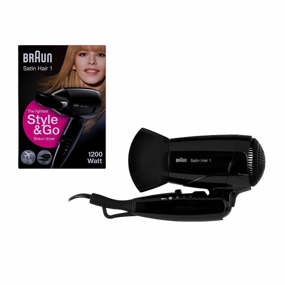 Sèche-cheveux Braun HD130 Noir 1200 W