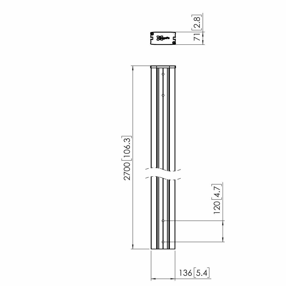 PUC 2927 Pole - 270cm
