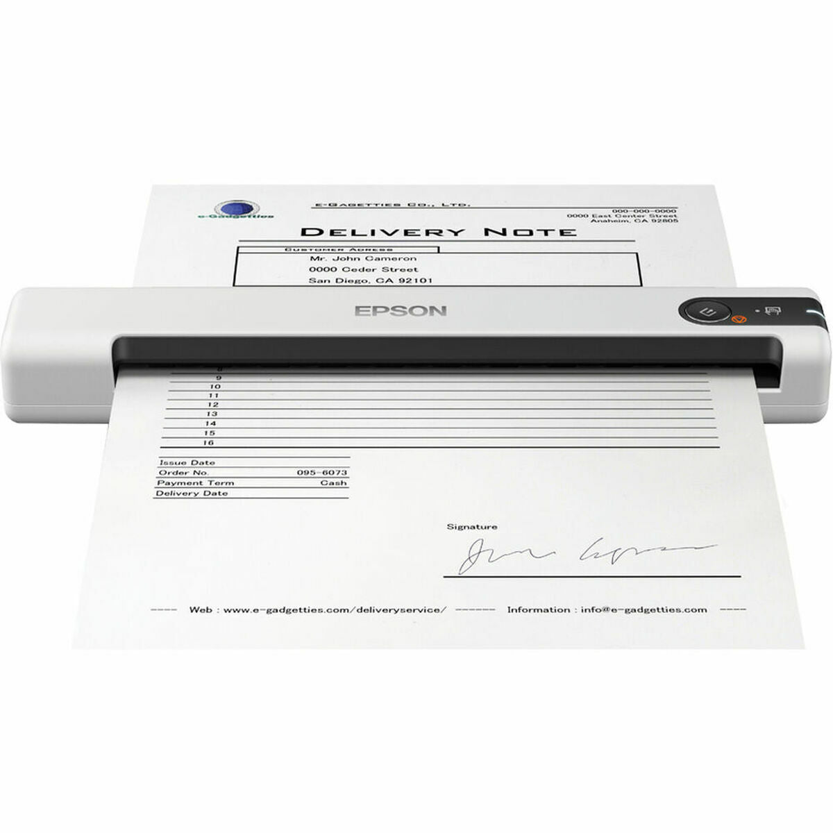 EPSON WorkForce DS-70 Sheetfed scanner Contact Image Sensor CIS Legal 600x600dpi 300scans/d USB 2.0