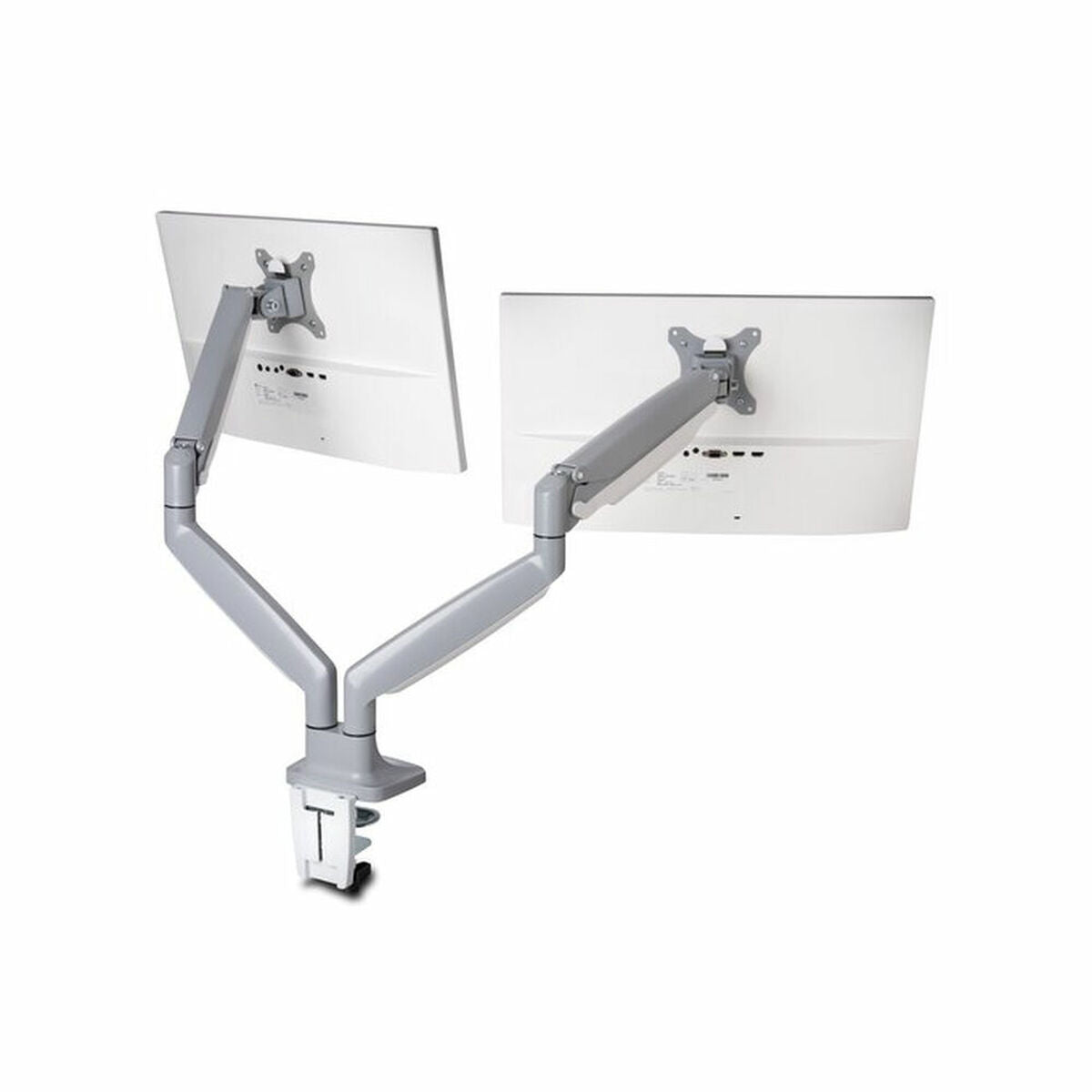 One-touch Height Adjust dual monitor arm