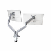 One-touch Height Adjust dual monitor arm