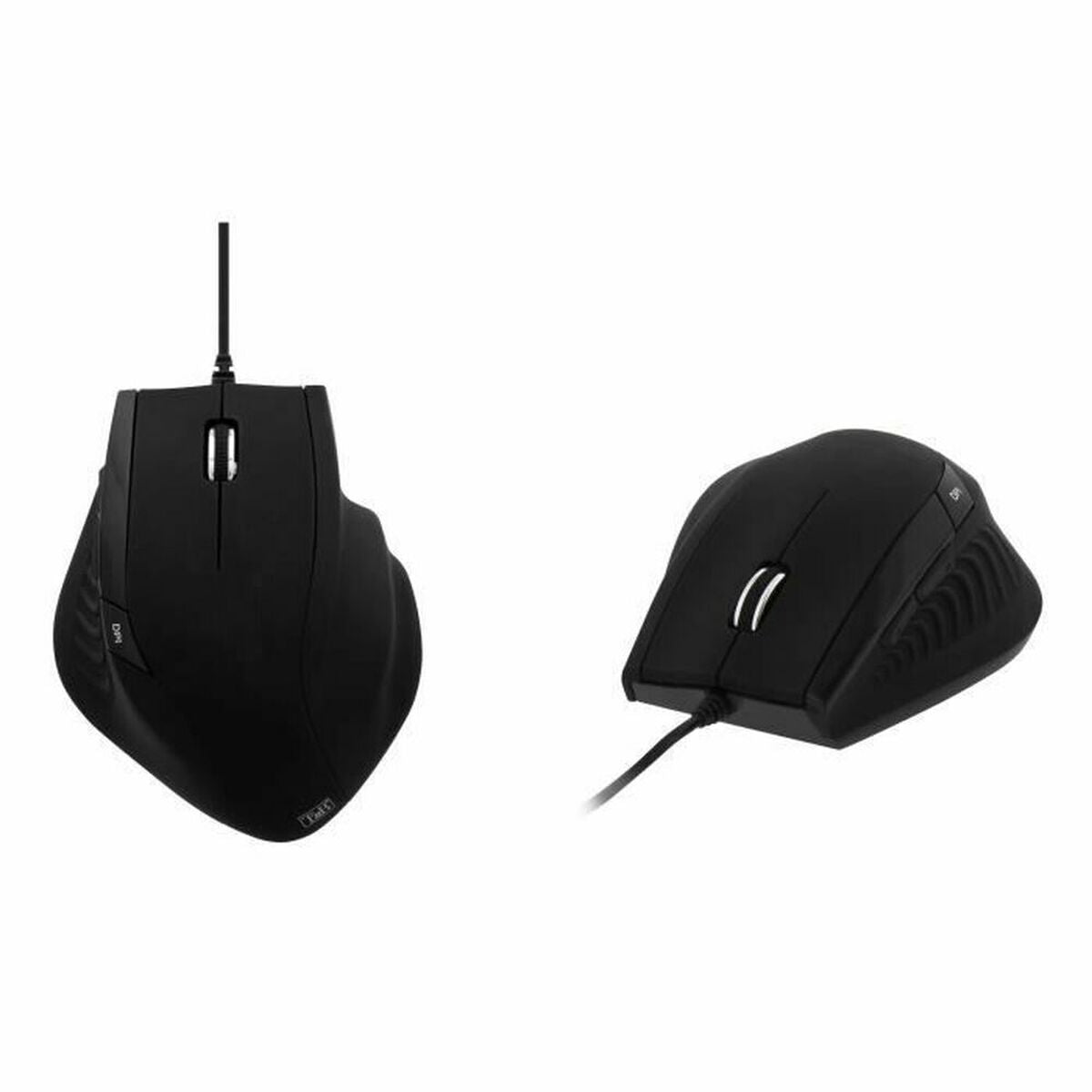 TNB ERGO Line Wired Ergonomic Mouse Black Optimized Design For Comfortable Use