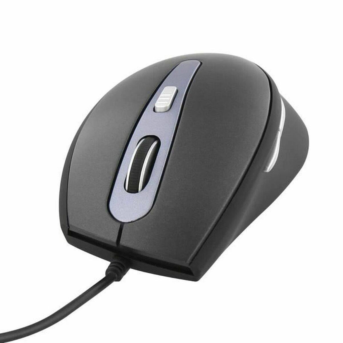 TNB Office Wired Mouse Black Ultra Comfortable Curved Shape Allowing To Perfectly Fit The Shape Of The Hand Pleasant Grip