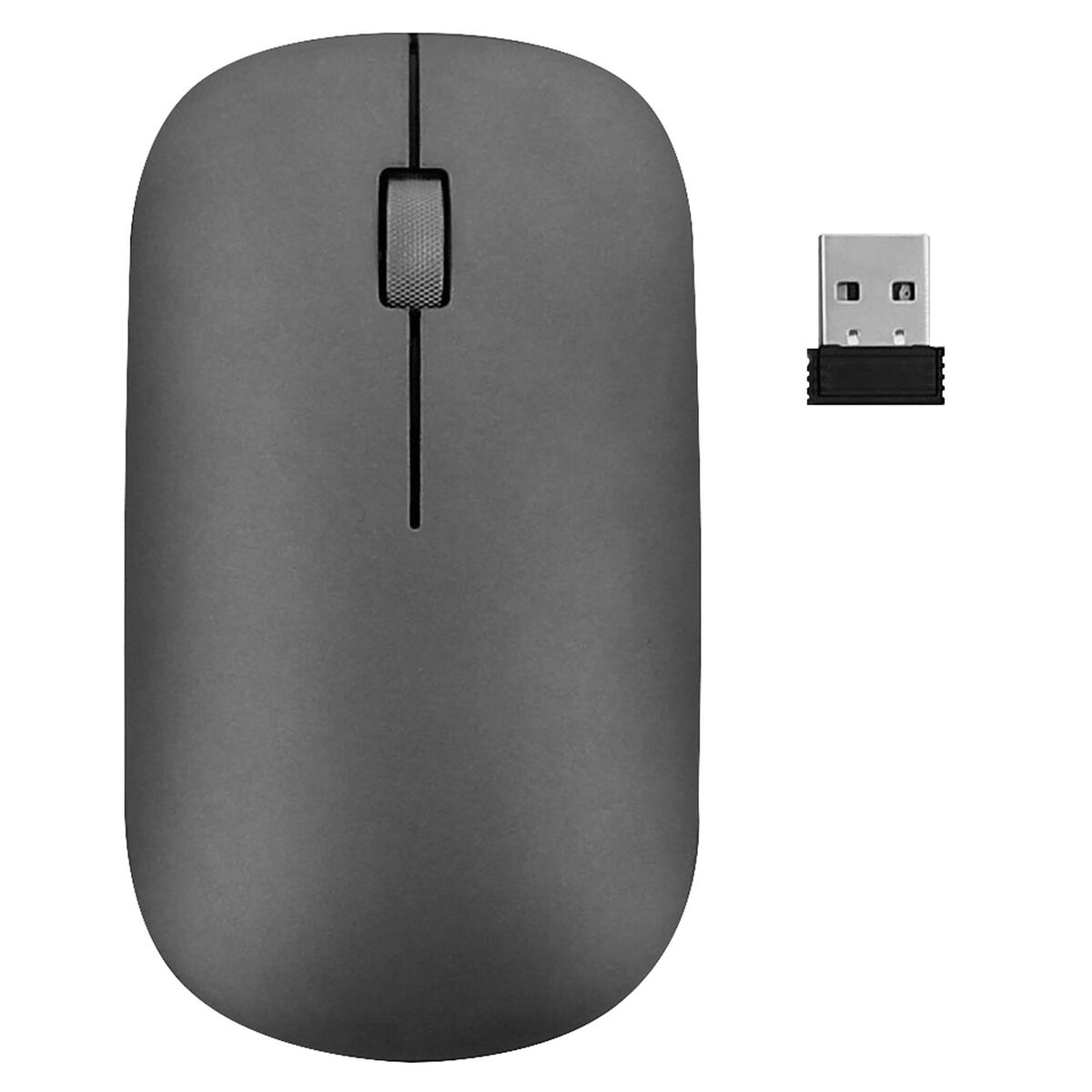 TNB Wireless Mac Mouse Dual Receiver Combine Elegance And Performance Smooth Sculpted And Metal Wheel Design
