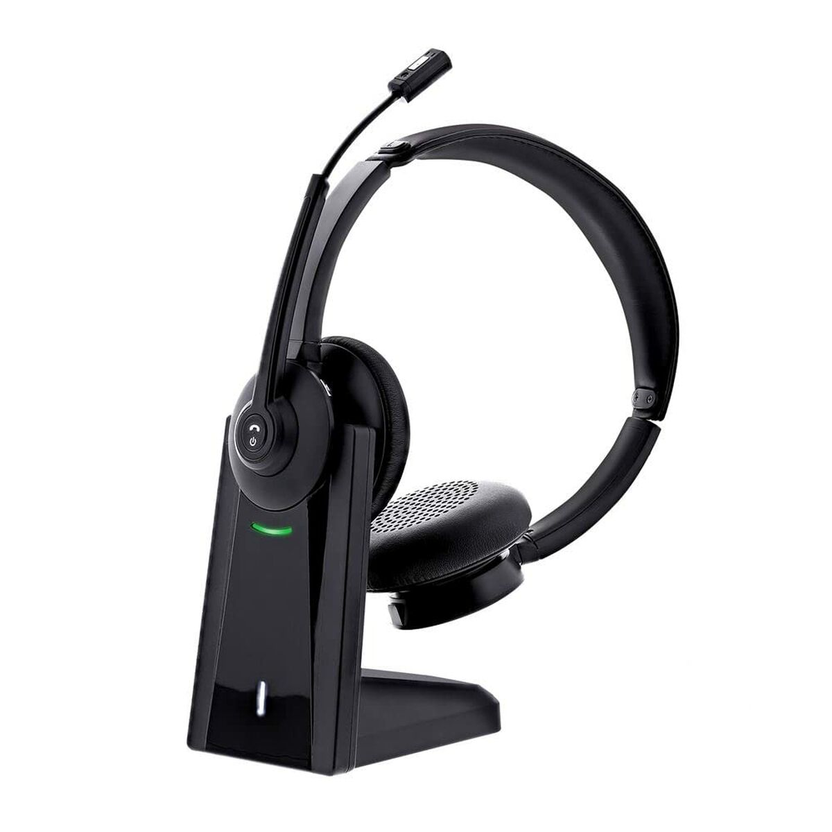 TNB Activ 1000X Professional Headset With Recharge Base Wireless Connection Bluetooth 5.0 And 24Ghz Stereo Earpads