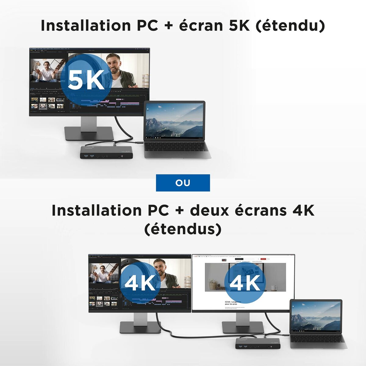 TNB 14in1 Docking Station The Professional Product To Connect Your Computer USB Type C Input