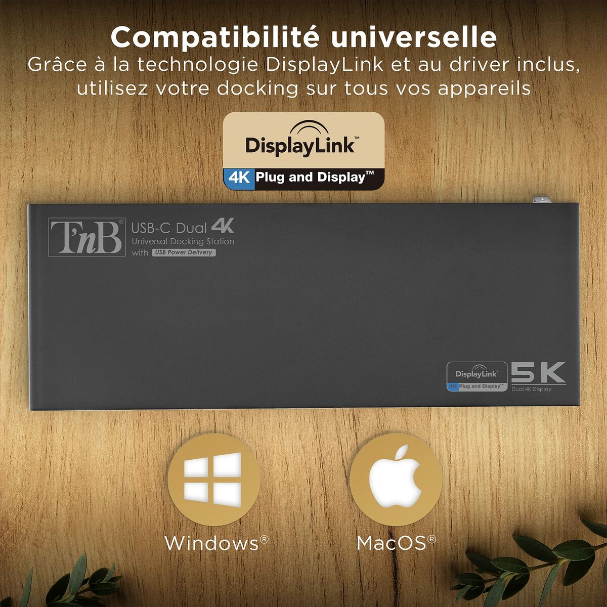 TNB 14in1 Docking Station The Professional Product To Connect Your Computer USB Type C Input