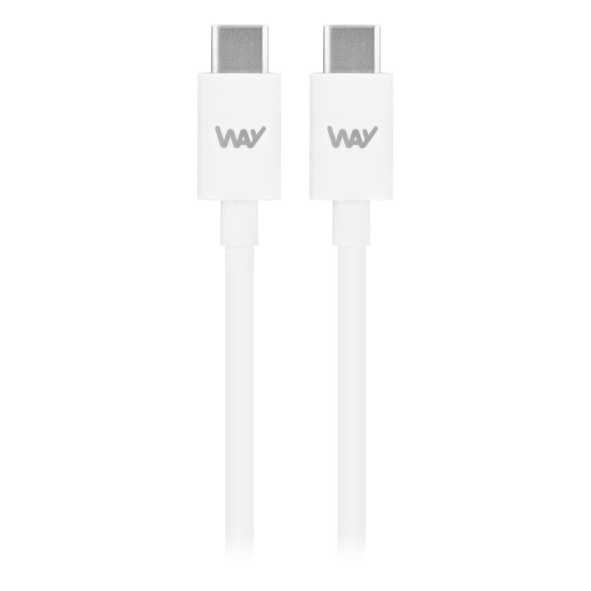 TNB WAY - Câble de charge et de synchronisation USB-C/USB-C 1m - blanc