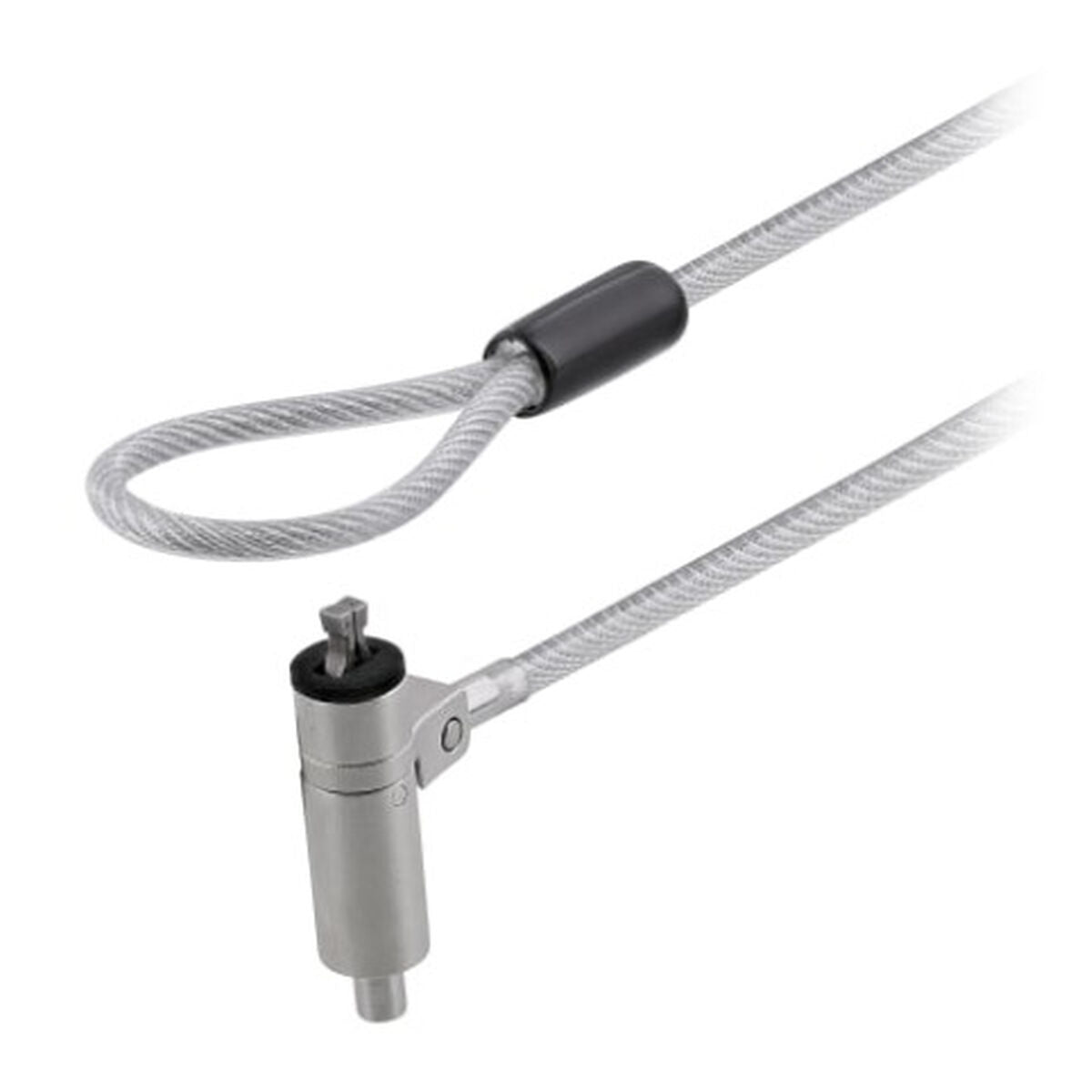 TNB Ultraresistant Braided Steel Cable With Pvc Coating And Zinc Lock Fine And Adjustable Pivoting Head To Attach It Comfortably