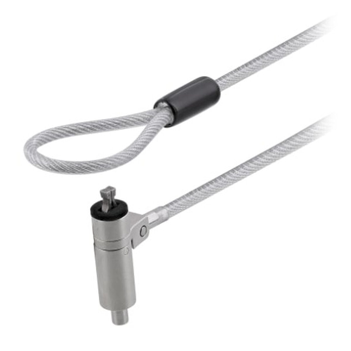 TNB Ultraresistant Braided Steel Cable With Pvc Coating And Zinc Lock Fine And Adjustable Pivoting Head To Attach It Comfortably
