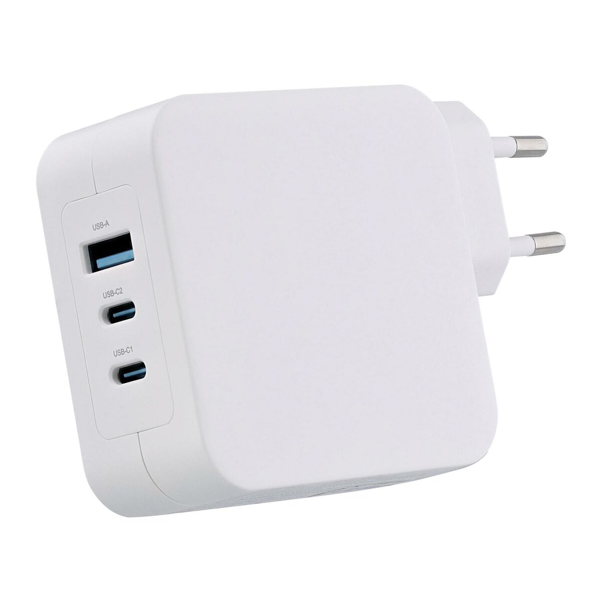TNB iClick - GAN 100W USB-C and USB-A Charger white