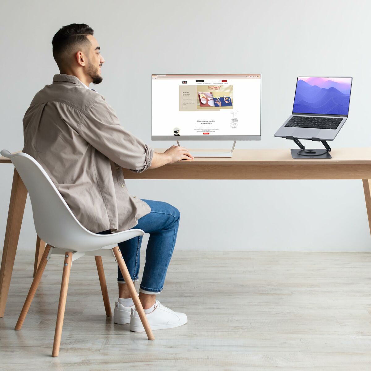 TNB iClick 360 rotating metal notebook stand