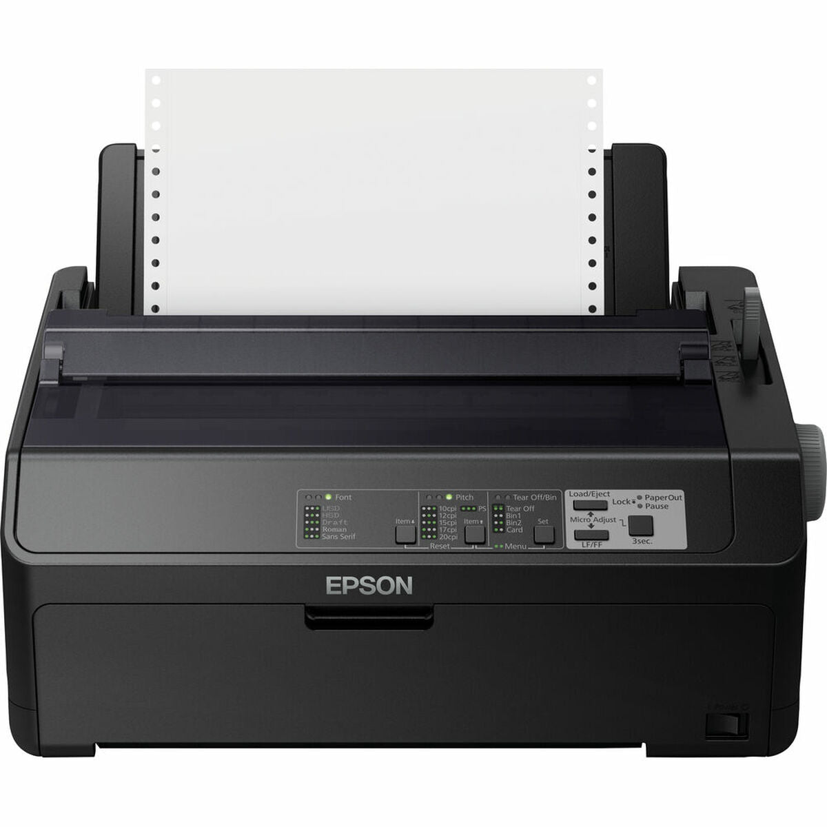EPSON FX 890IIN Printer Mono dot-matrix Roll 21.6 cm JIS B4 254mm width 240x144dpi 9pin 738char/sec parallel USB LAN
