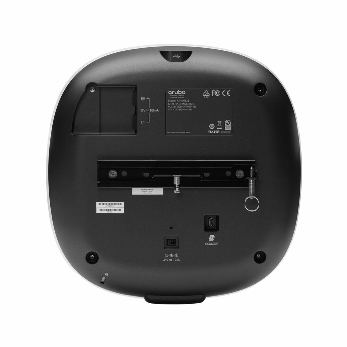 HPE Aruba AP-535 Access Point RW Dual Radio 4x4:4 802.11ax Internal Antennas Unified Campus