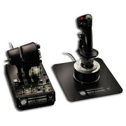 THRUSTMASTER HOTAS WARTHOG PC Joystick+panneau de contr le+double Manette des ga