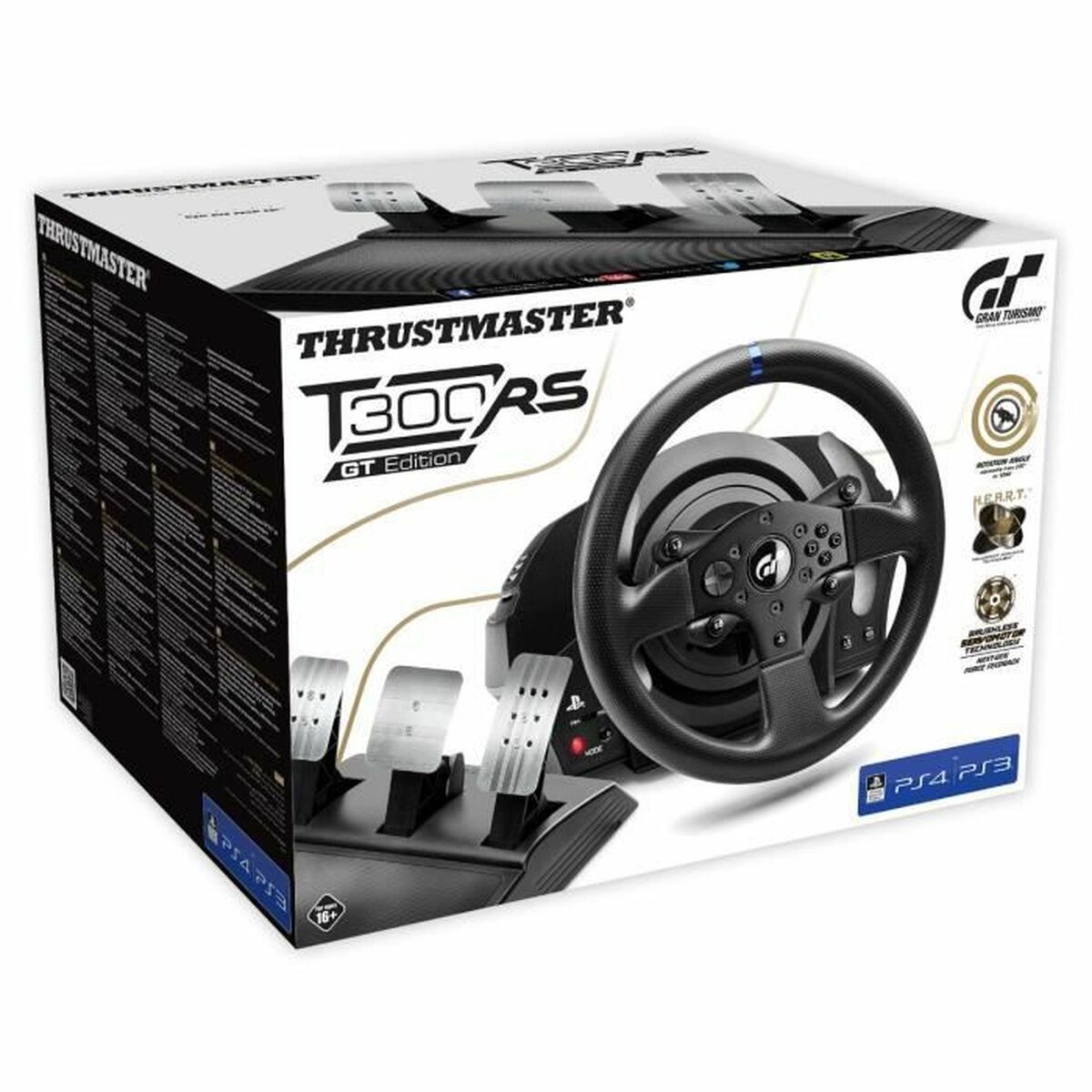 THRUSTMASTER T300RS GT Ed.Licence GranTurismo Volant 28cm avec moteur Brushless