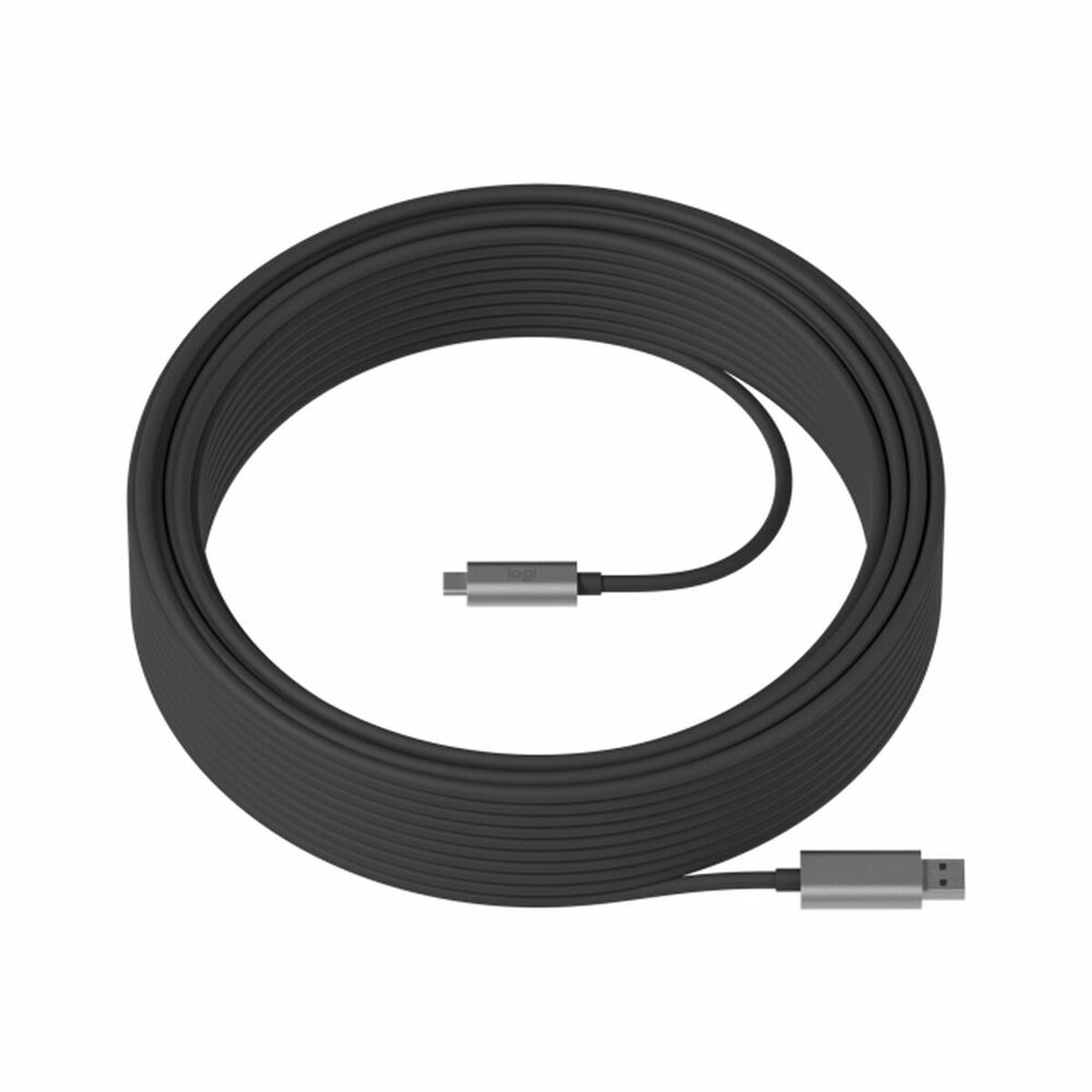 LOGITECH Strong USB cable USB Type A M to 24 pin USB-C M USB 3.2 Gen 2 25 m plenum Active Optical Cable AOC for Room Solution