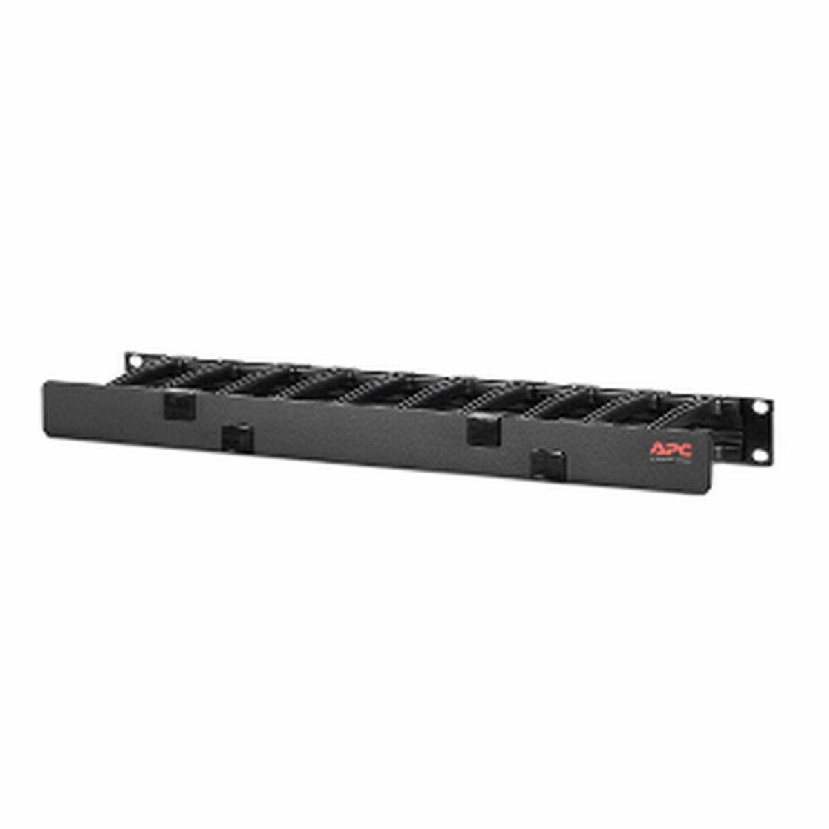 APC Horizontal Cable Manager Single-Sided with Cover Rack cable management kit Black 1U 19 TAA Compliant