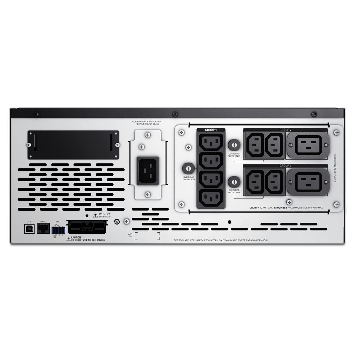 APC Smart-UPS X 2200 Rack/Tower LCD UPS Rack AC 230V 1980Watt 2200VA RS-232 USB output connectors 12 4U Black