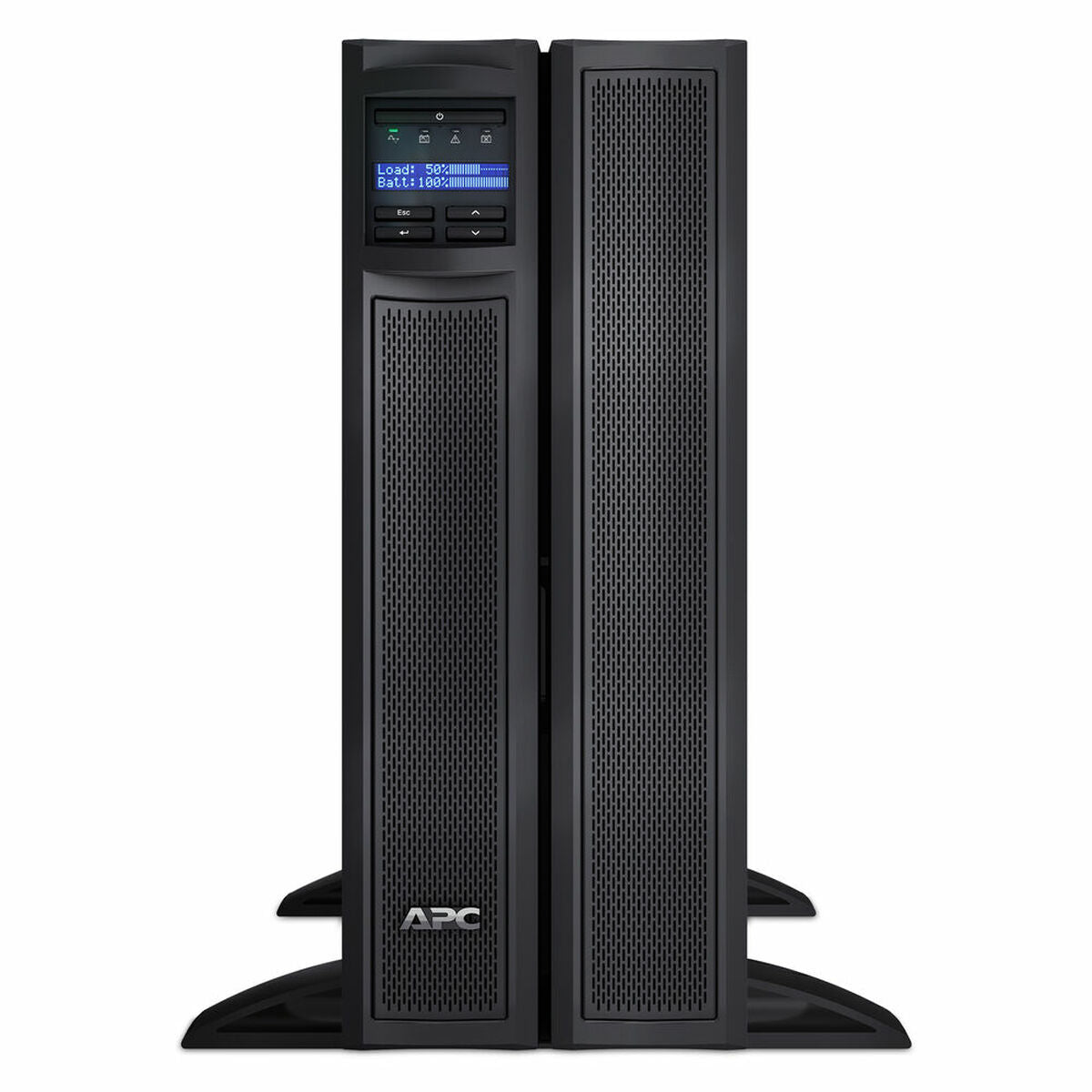APC Smart-UPS X 3000 Rack/Tower LCD UPS Rack AC 208/230V 2700Watt 3000VA 1-phase RS-232 USB output connectors 12 4U Black