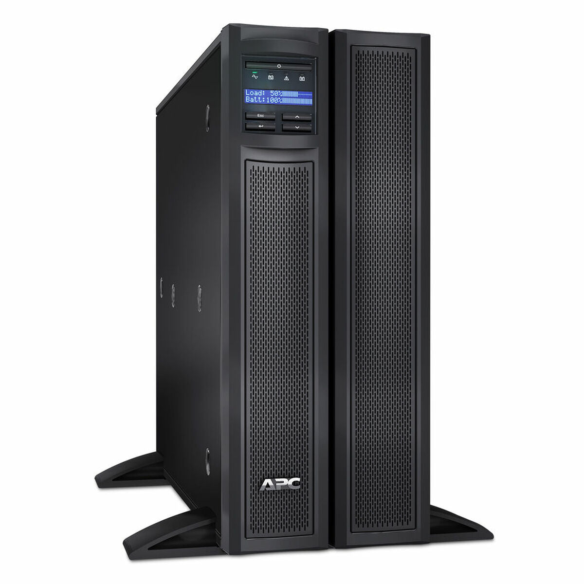 APC Smart-UPS X 3000 Rack/Tower LCD UPS Rack AC 208/230V 2700Watt 3000VA 1-phase RS-232 USB output connectors 12 4U Black