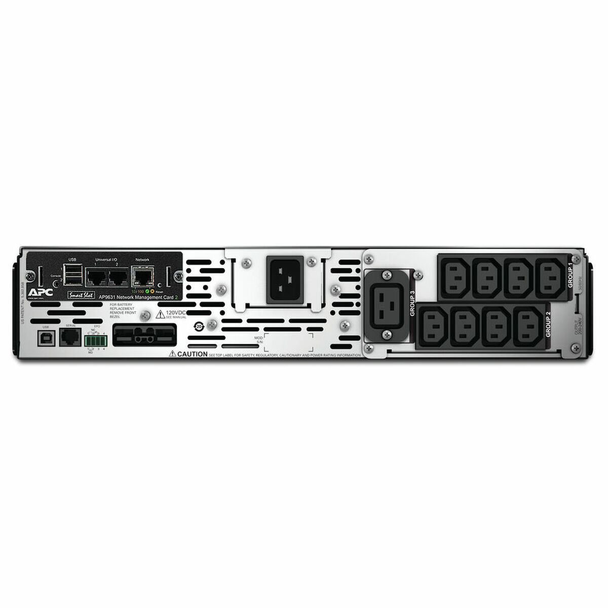 APC Smart-UPS X 3000 Rack/Tower LCD UPS AC 208/230V 2.7 kW 3000VA 1-phase Ethernet 10/100 RS-232 output connectors 11 2U Black
