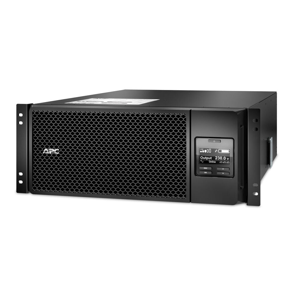 APC Smart-UPS SRT 6000VA RM UPS rack-mountable AC 230V 6000Watt 6000VA Ethernet 10/100 USB output connectors 13 4U Black