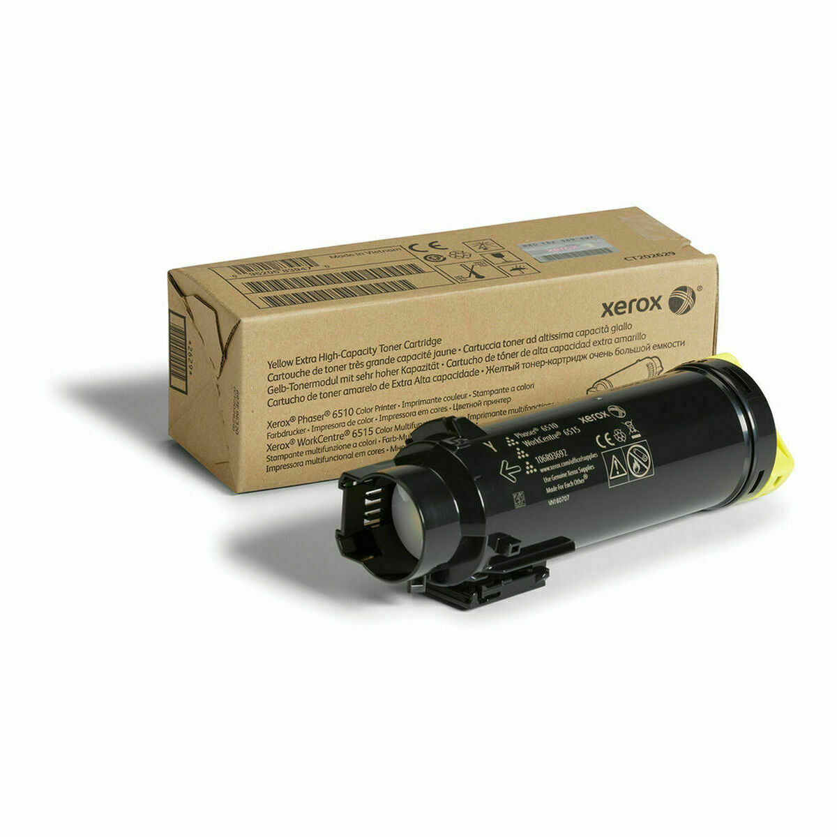 XEROX Toner Jaune Extra Haute Capacité 4.500 pages pour Phaser 6510 Workcentre 6515