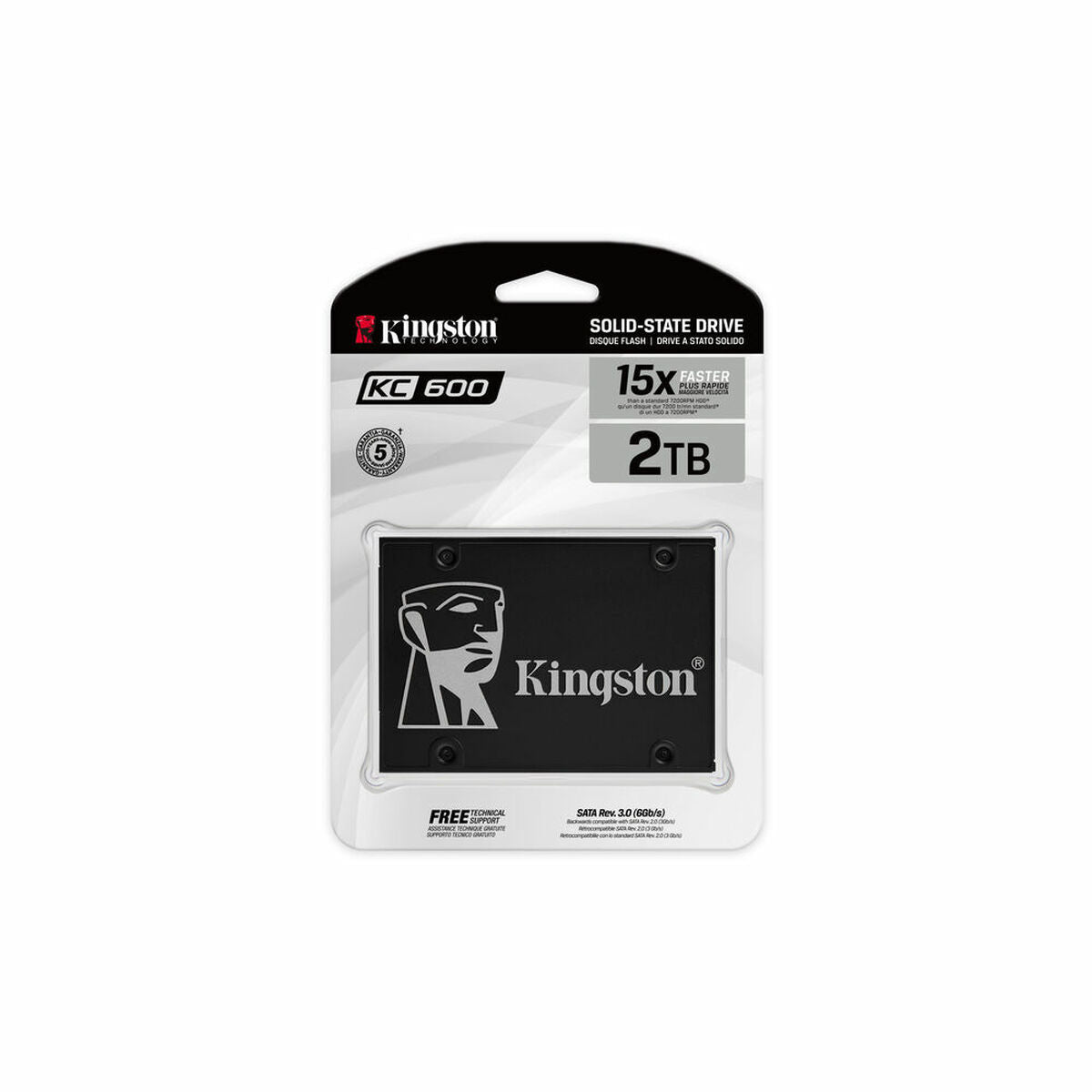 KINGSTON 2048GB SSD KC600 SATA3 2.5inch
