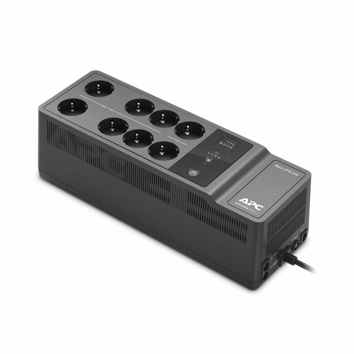 APC Back-UPS BE650G2-GR UPS AC 230V 400Watt 650VA output connectors 8 Black