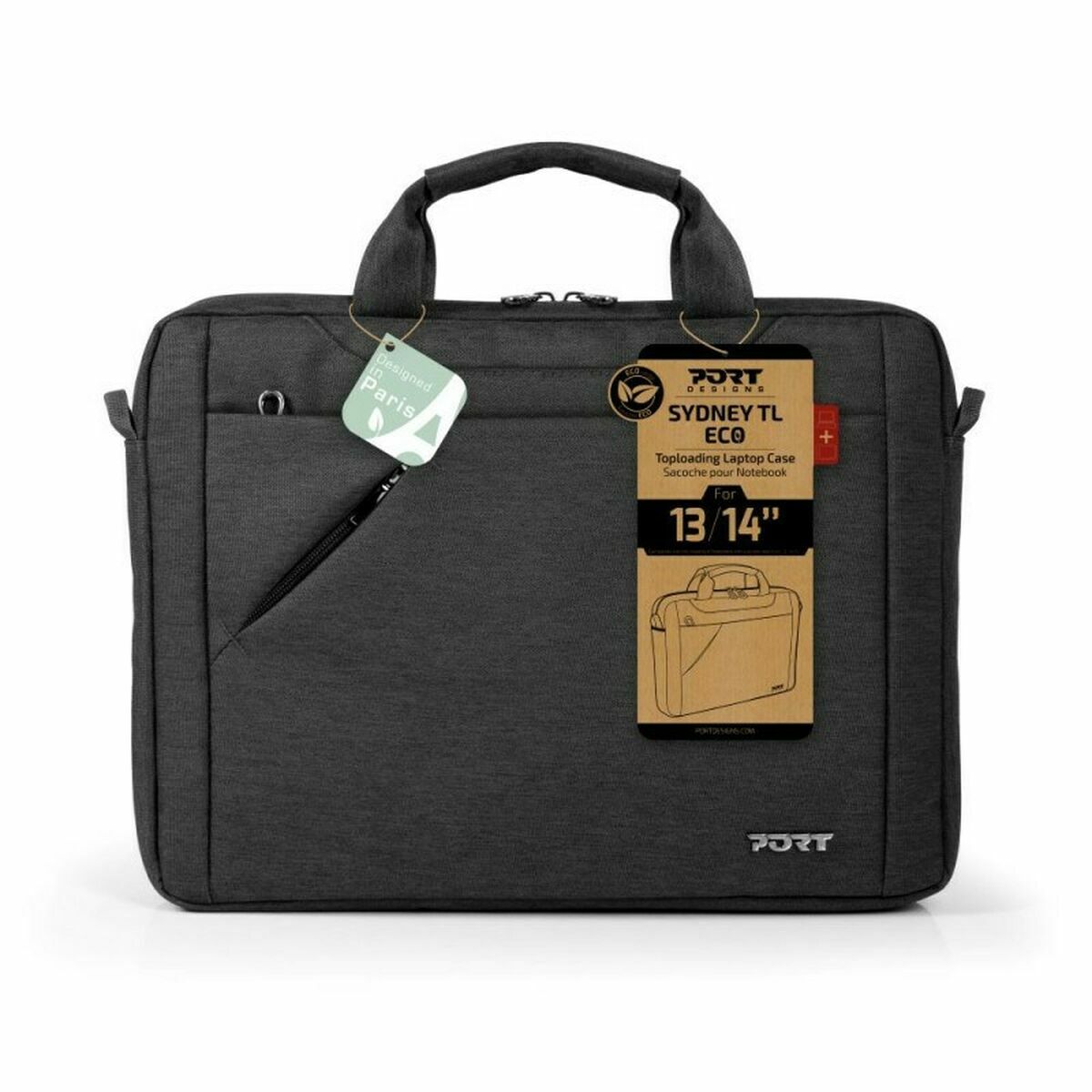 PORT DESIGNS SYDNEY TL ECO Laptop Bag 13/14p BK