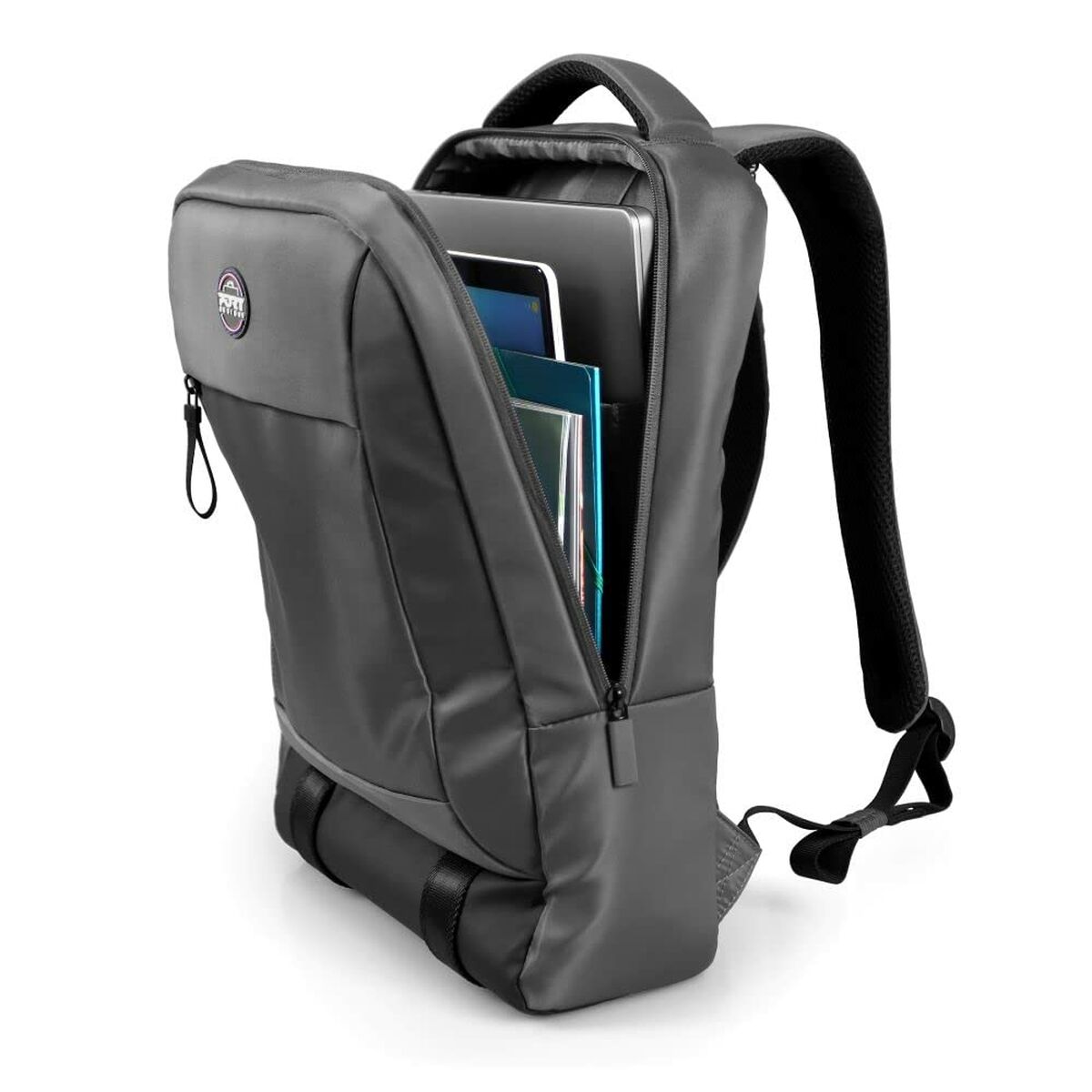 PORT DESIGNS Trendy & Colorful Urban Backpack Dedicated Padded Laptop Compartment up to 14/15.6p Slim Format