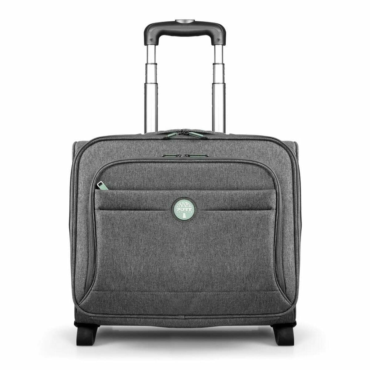 PORT DESIGNS Eco Trolley Made from Recycled Materials Mono Compartment Clamshell Trolley Padded 15.6p Laptop Compartment