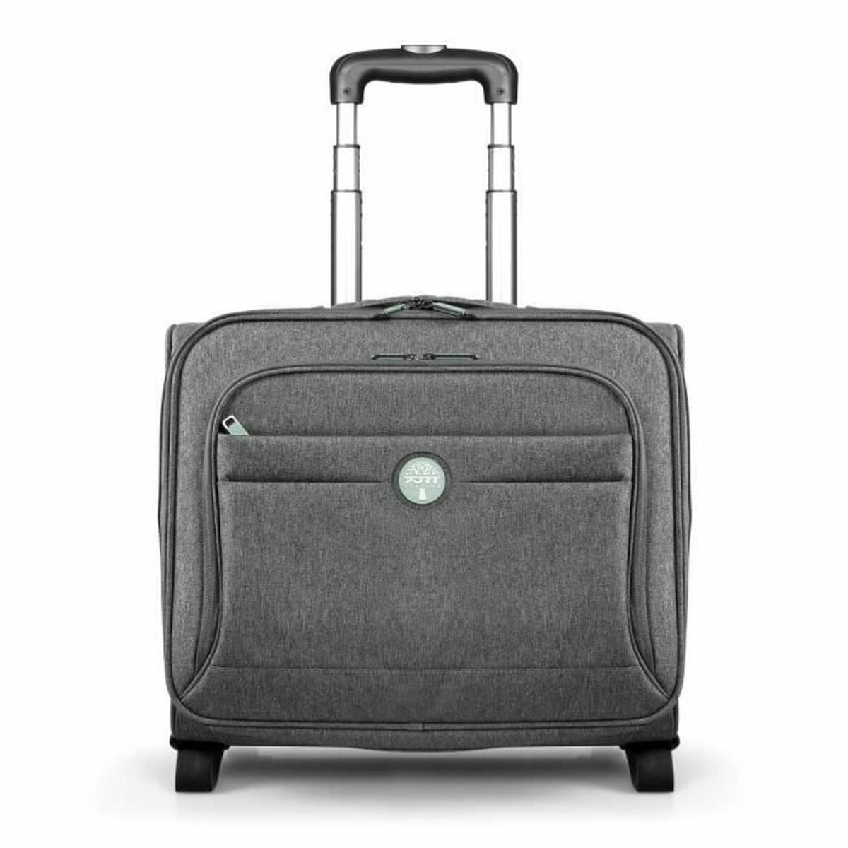 PORT DESIGNS Eco Trolley Made from Recycled Materials Mono Compartment Clamshell Trolley Padded 15.6p Laptop Compartment