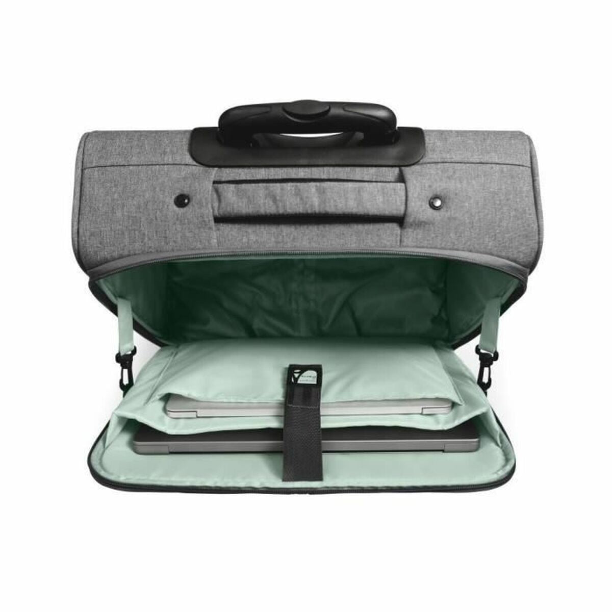 PORT DESIGNS Eco Trolley Made from Recycled Materials Mono Compartment Clamshell Trolley Padded 15.6p Laptop Compartment