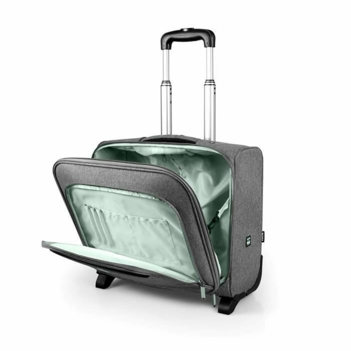 PORT DESIGNS Eco Trolley Made from Recycled Materials Mono Compartment Clamshell Trolley Padded 15.6p Laptop Compartment