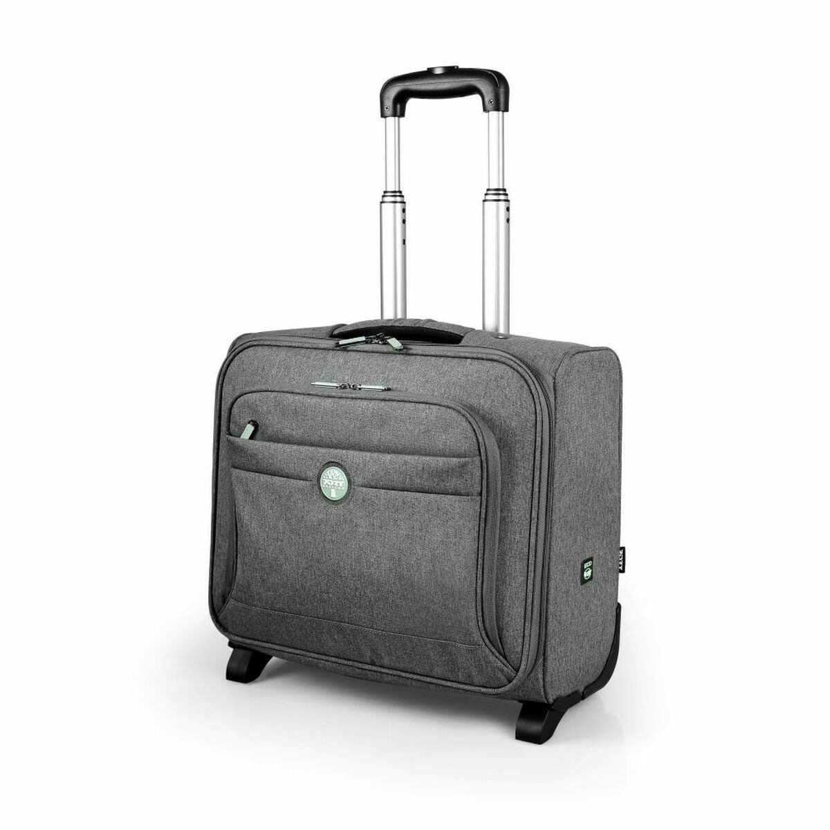 PORT DESIGNS Eco Trolley Made from Recycled Materials Mono Compartment Clamshell Trolley Padded 15.6p Laptop Compartment