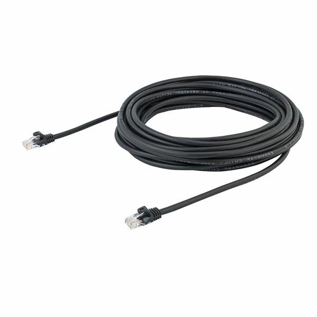 10m Black Snagless Cat5e Patch Cable