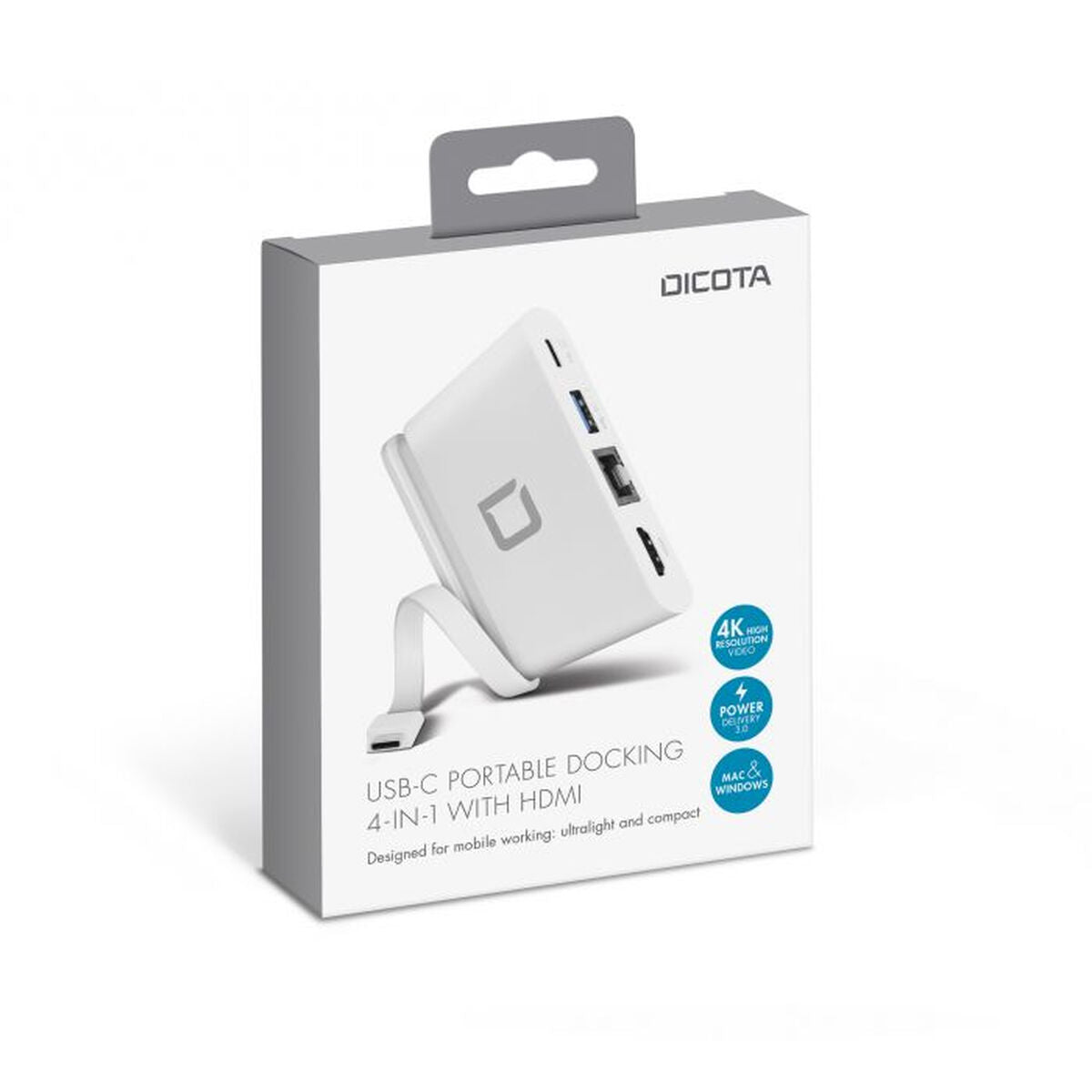 USB-C Portable Docking 4-in-1 with HDMI