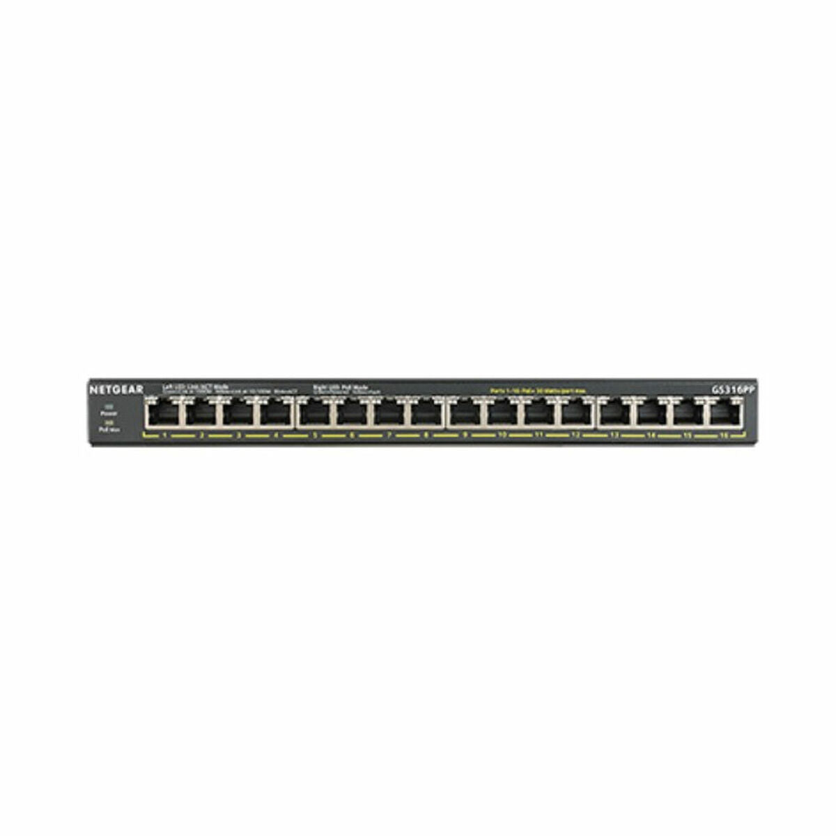 16Port GBPoE+Unmnged Switch 183W+FlexPoE