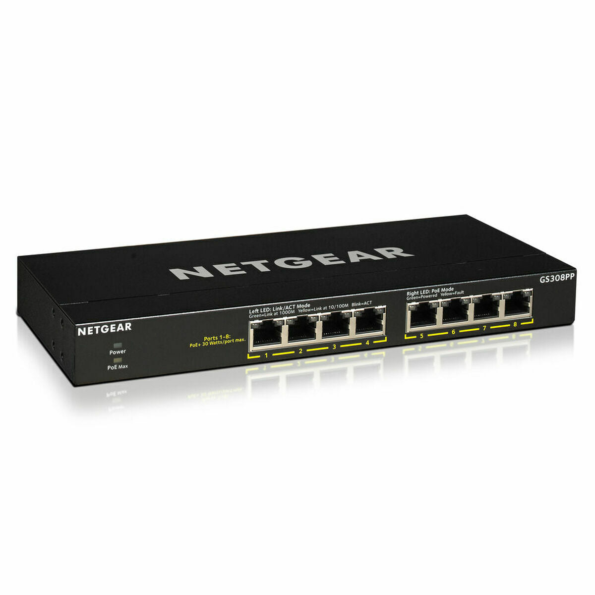 8-Port Gb PoE+Flex Switch