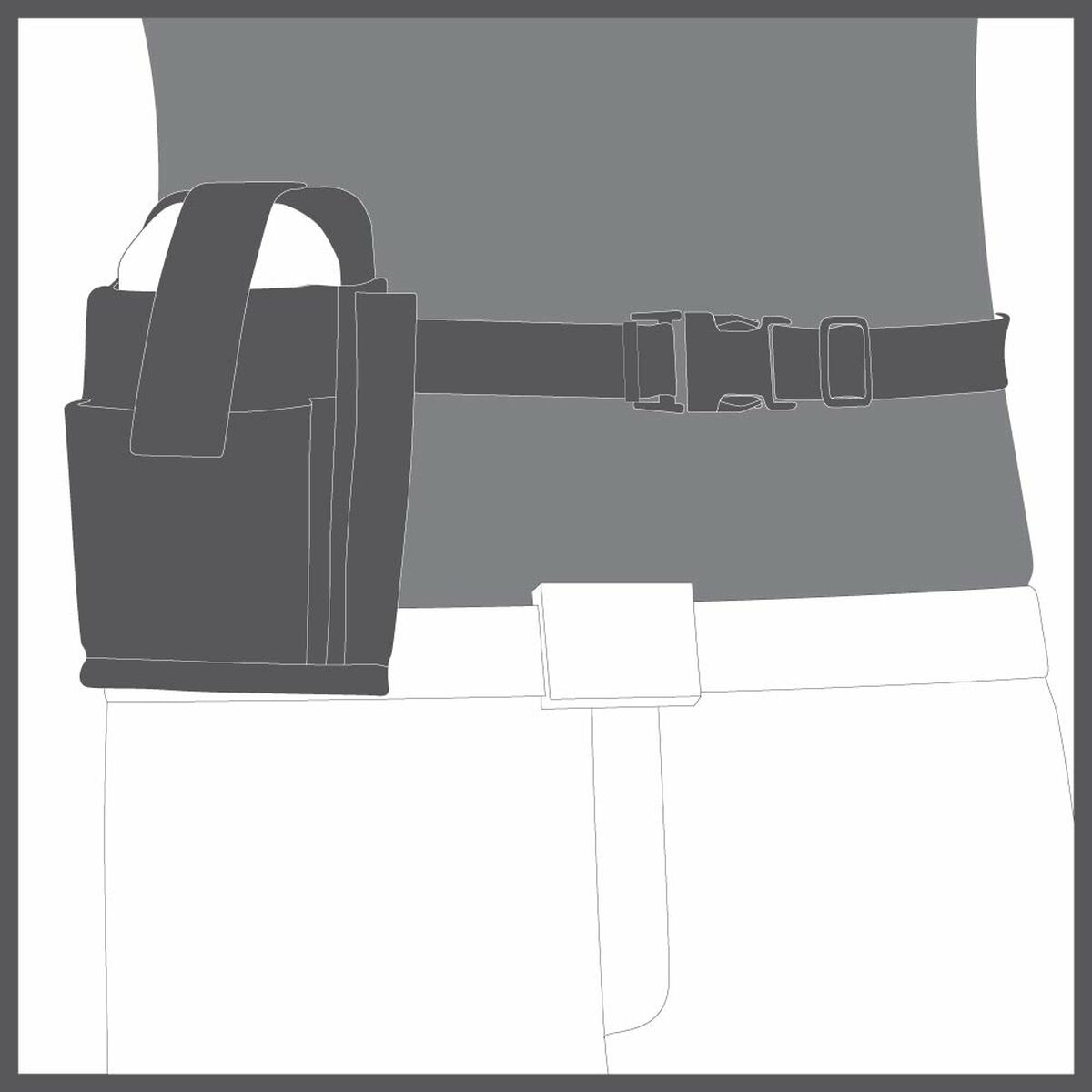 Holster S HHD+Belt