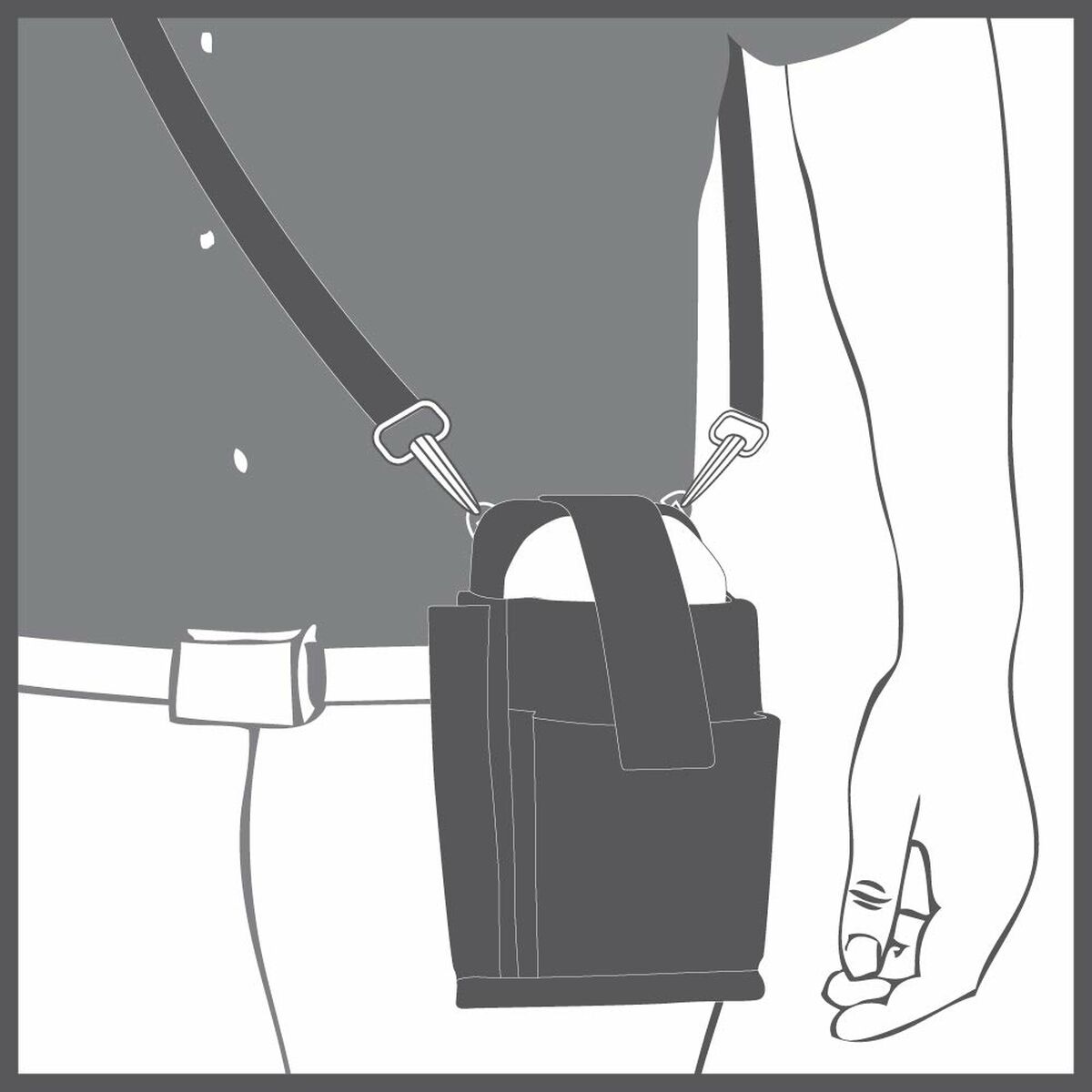 Holster S HHD+Belt