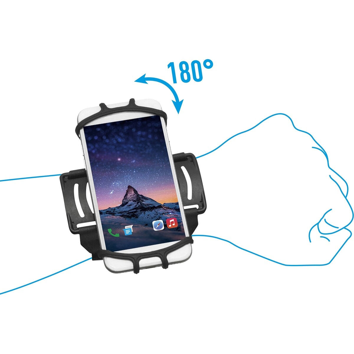Universal Wrist Mount/Armband 5-7'' HHD