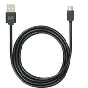 MOBILIS Câble USB Type-A mâle vers USB Type-C mâle - Lightning - 1 m  - Noir