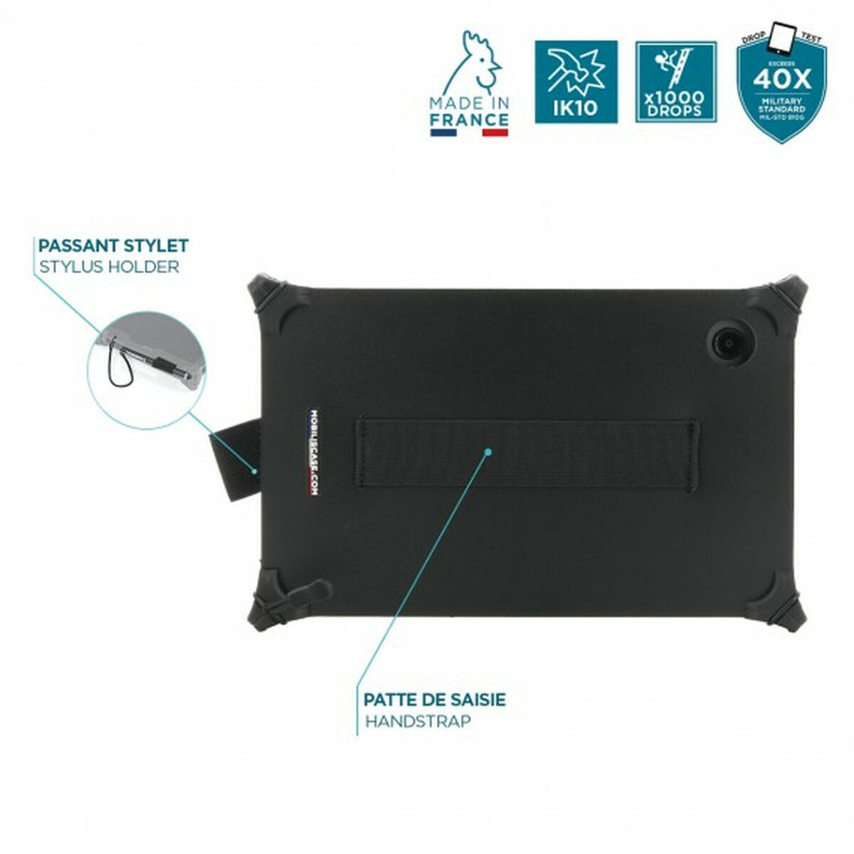 RESIST Pack Case for Galaxy Tab A9 8.7''