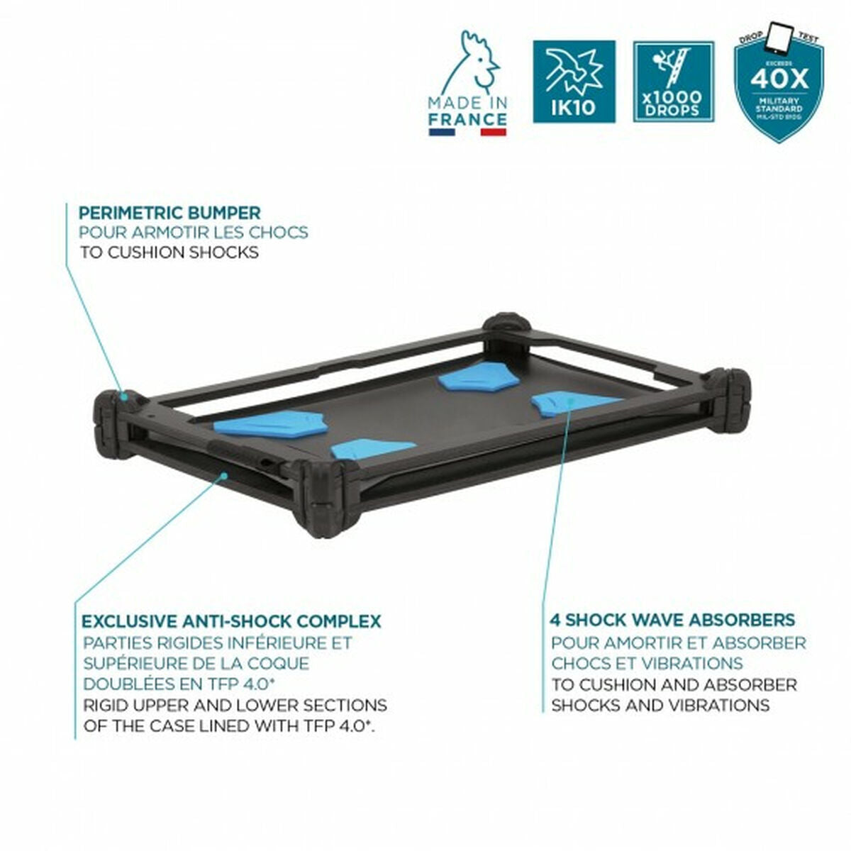 RESIST Pack Case for Galaxy Tab A9 8.7''