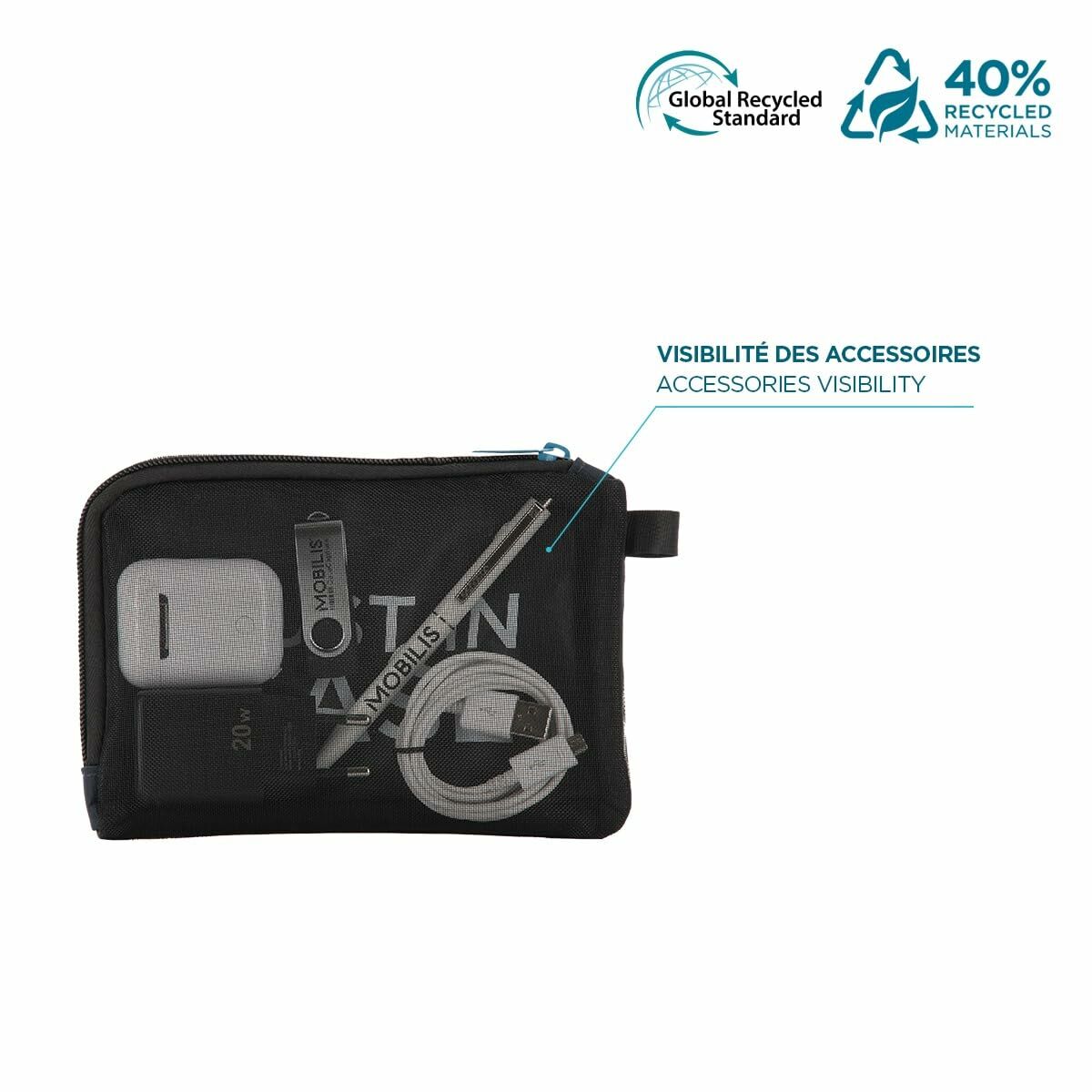 Executive 4 Accessories Pouch 40% RECYCL